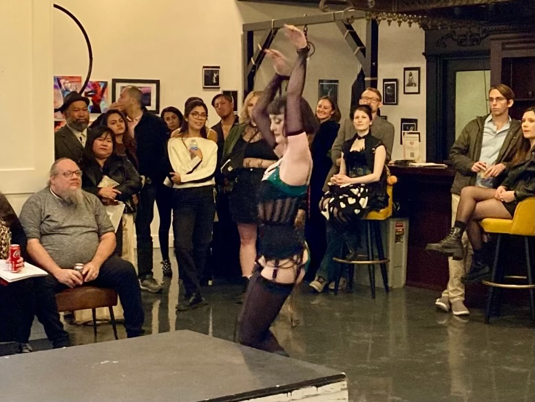 Crowd watching a performance at the 2024 show