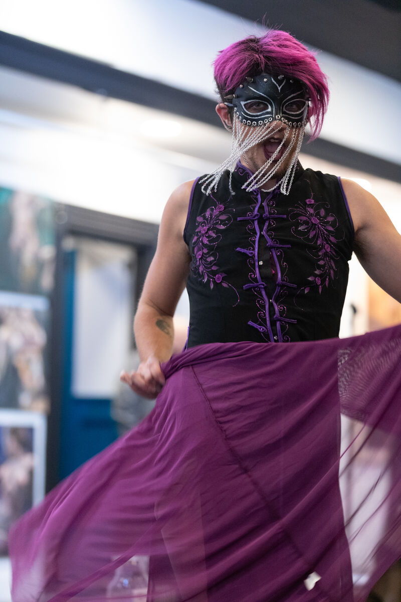 Masked dancer performing at the 2024 show