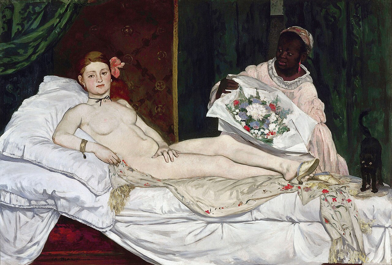 Édouard Manet, Olympia, 1863 — Wikimedia Commons (Public Domain)