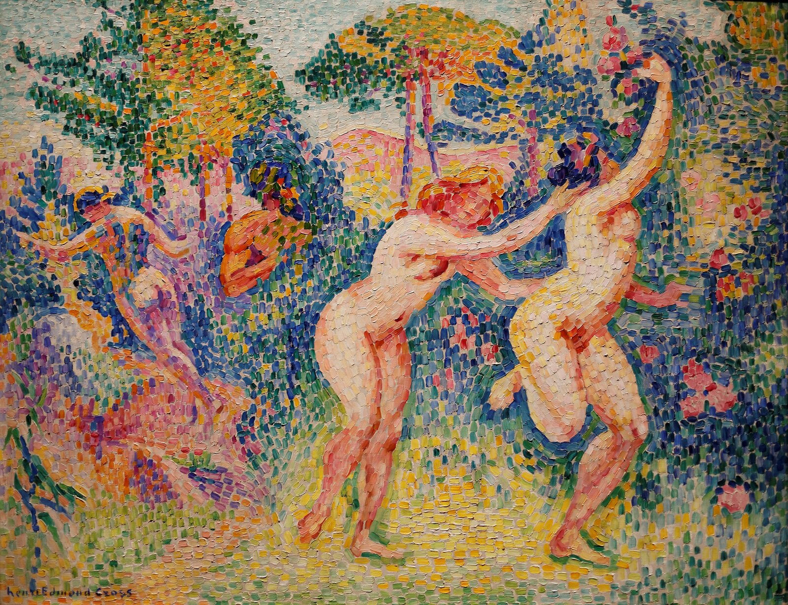 Henri-Edmond Cross, La fuite des nymphes (The Flight of the Nymphs)
